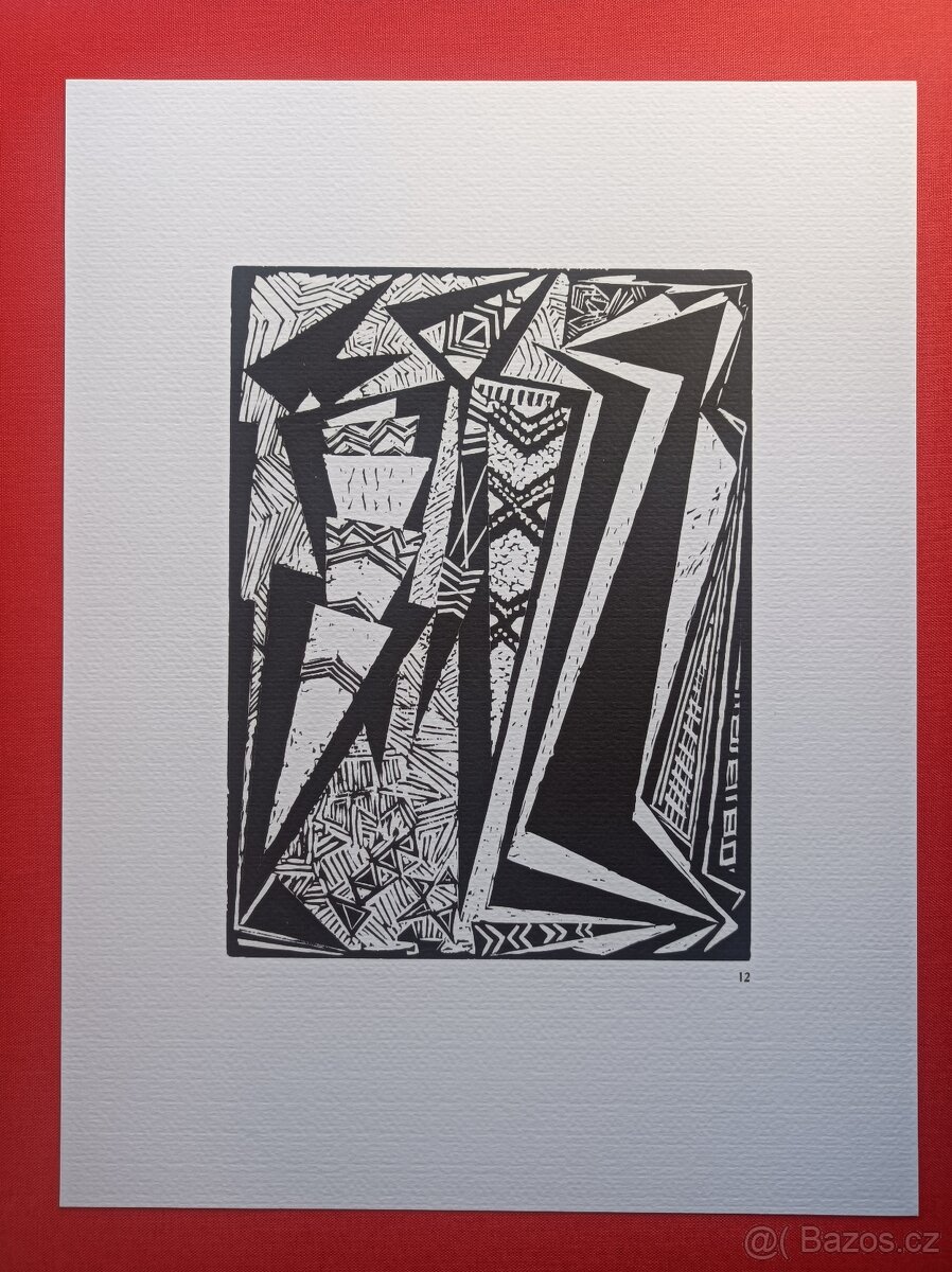 František Kupka - Čtyři příběhy bílé a černé - grafika č.12 - 2