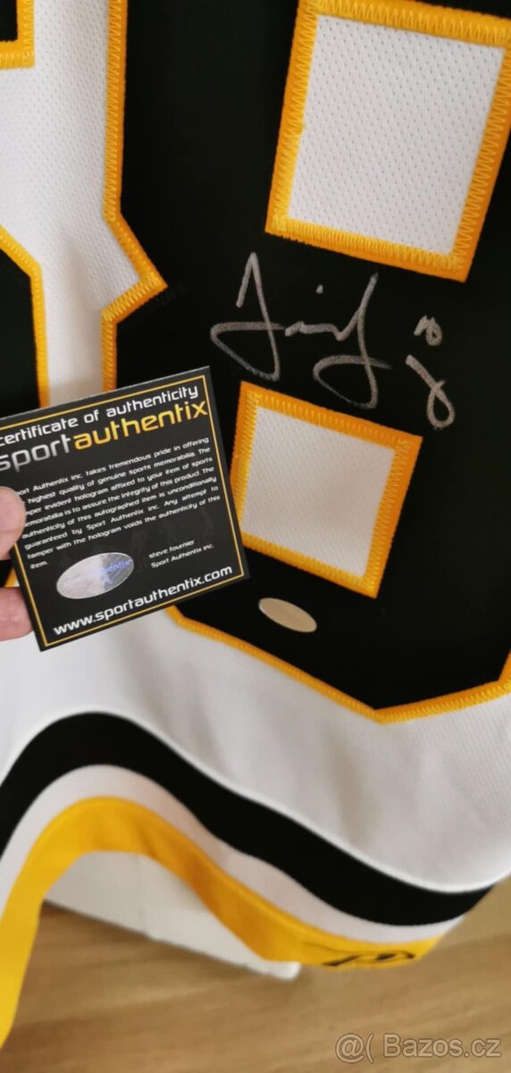 Jaromír Jágr certifikovaný dres s ověřeným autogramem. - 2