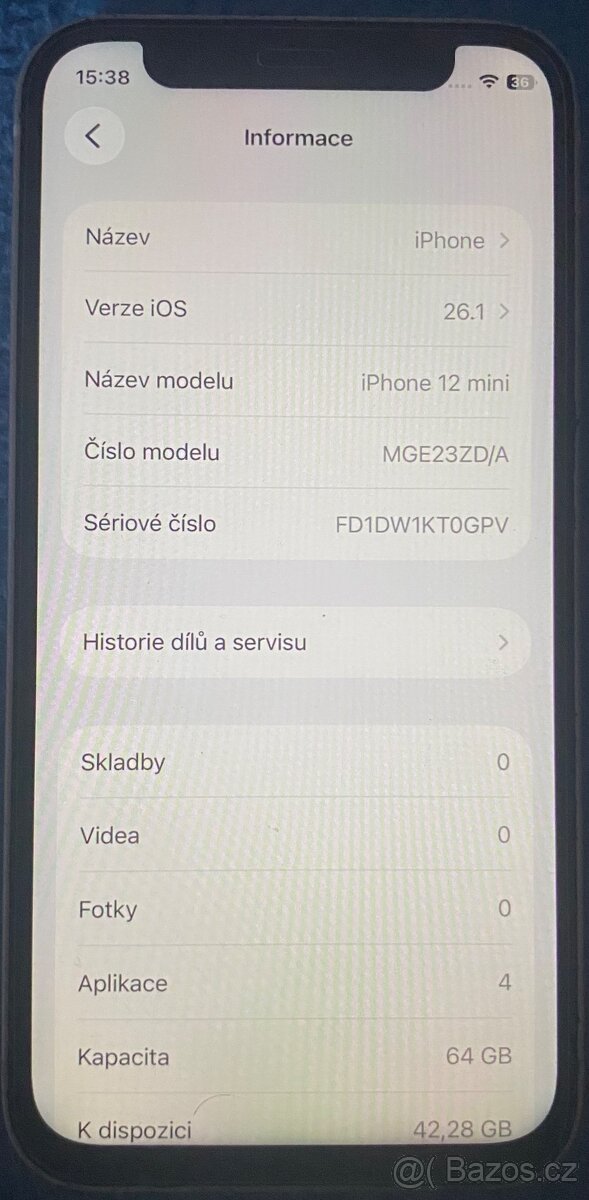 📱 iPhone 12 Mini 64GB – White – plně funkčnà + kožené pouzd - 2