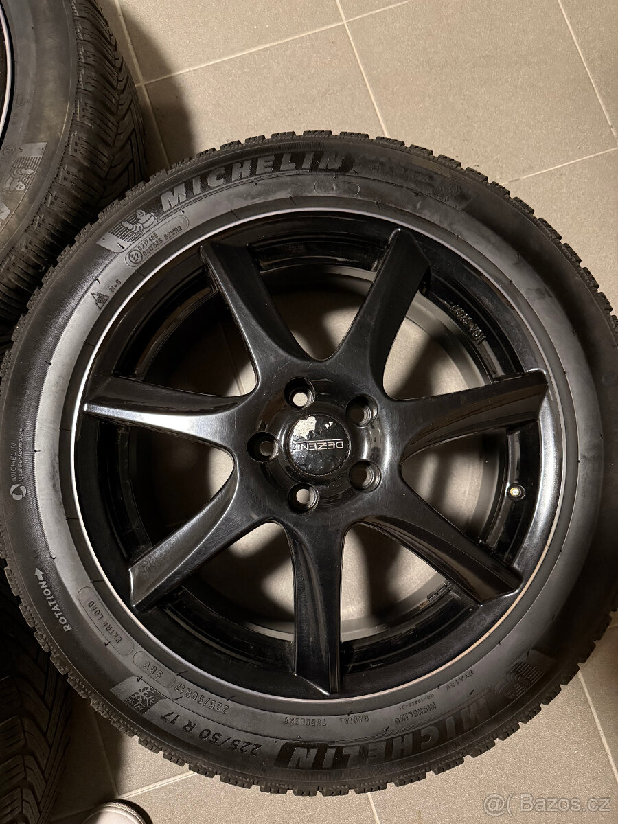 Prodám alu kola DEZENT 17'' + zimní pneumatiky - TOP stav - 2