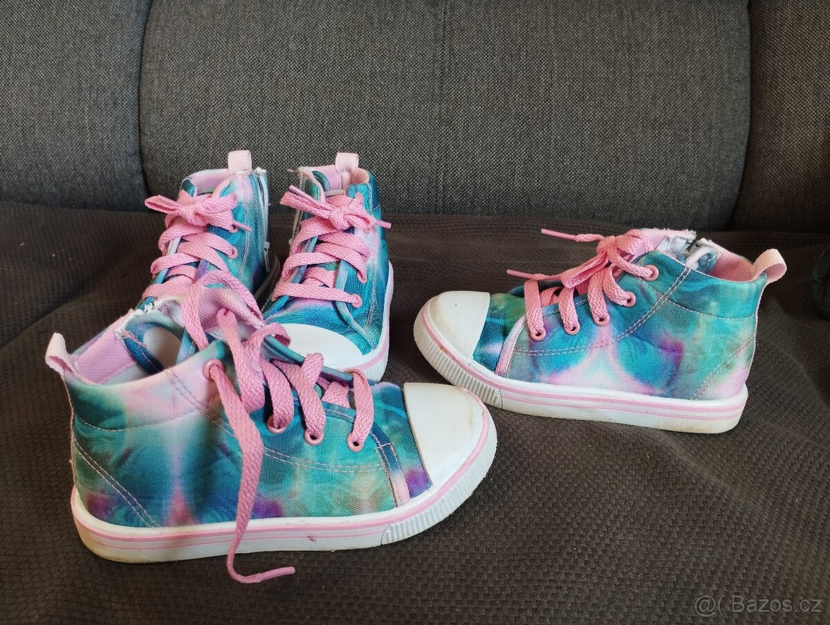 Boty pro dvojcata 26 - vysoké tenisky - 2
