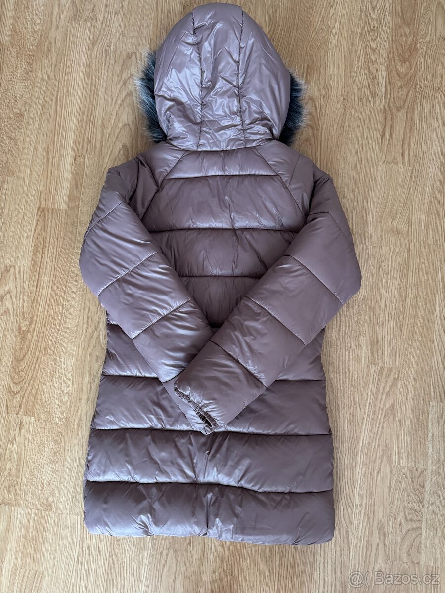 Dívčí zimní bunda, kabát zn. F&F, vel. 13-14 let - 2