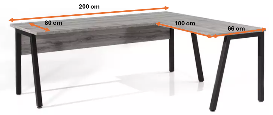 Rohový kancelářský stůl - 2