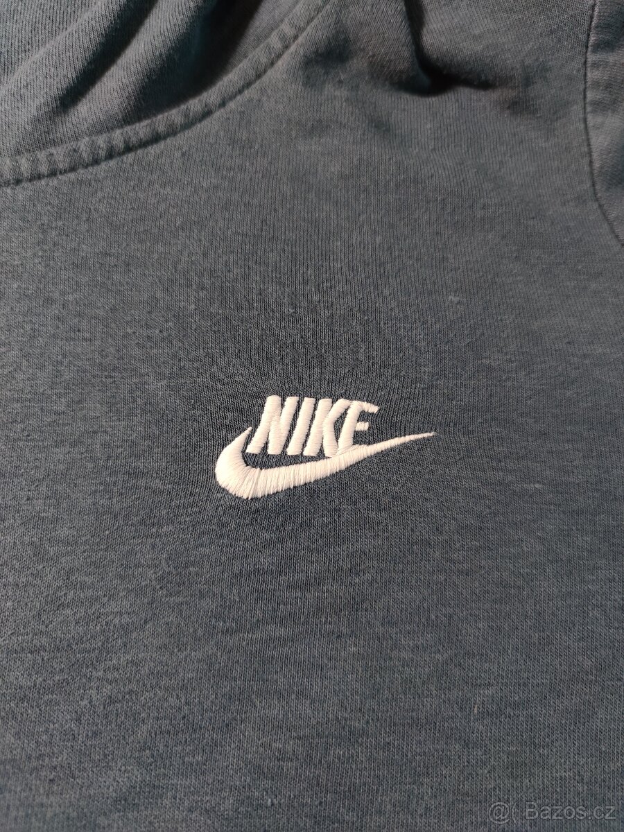 Pánská mikina Nike – modrá s kapucí - 2