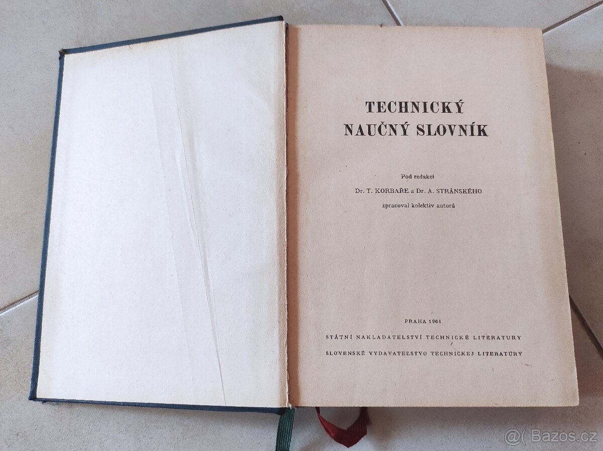 Technický naučný slovník .- komplet 5 dílů - 2