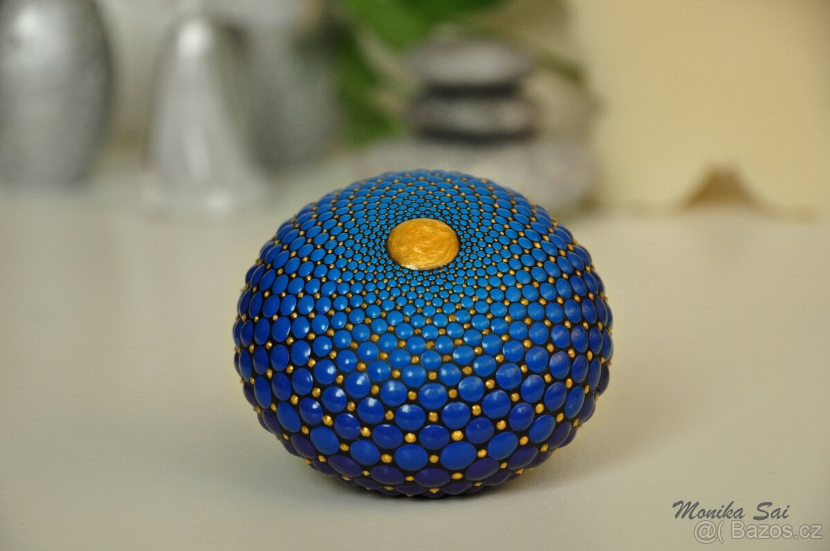 Mandala "Modré nebe" DotArt, akryl - 2