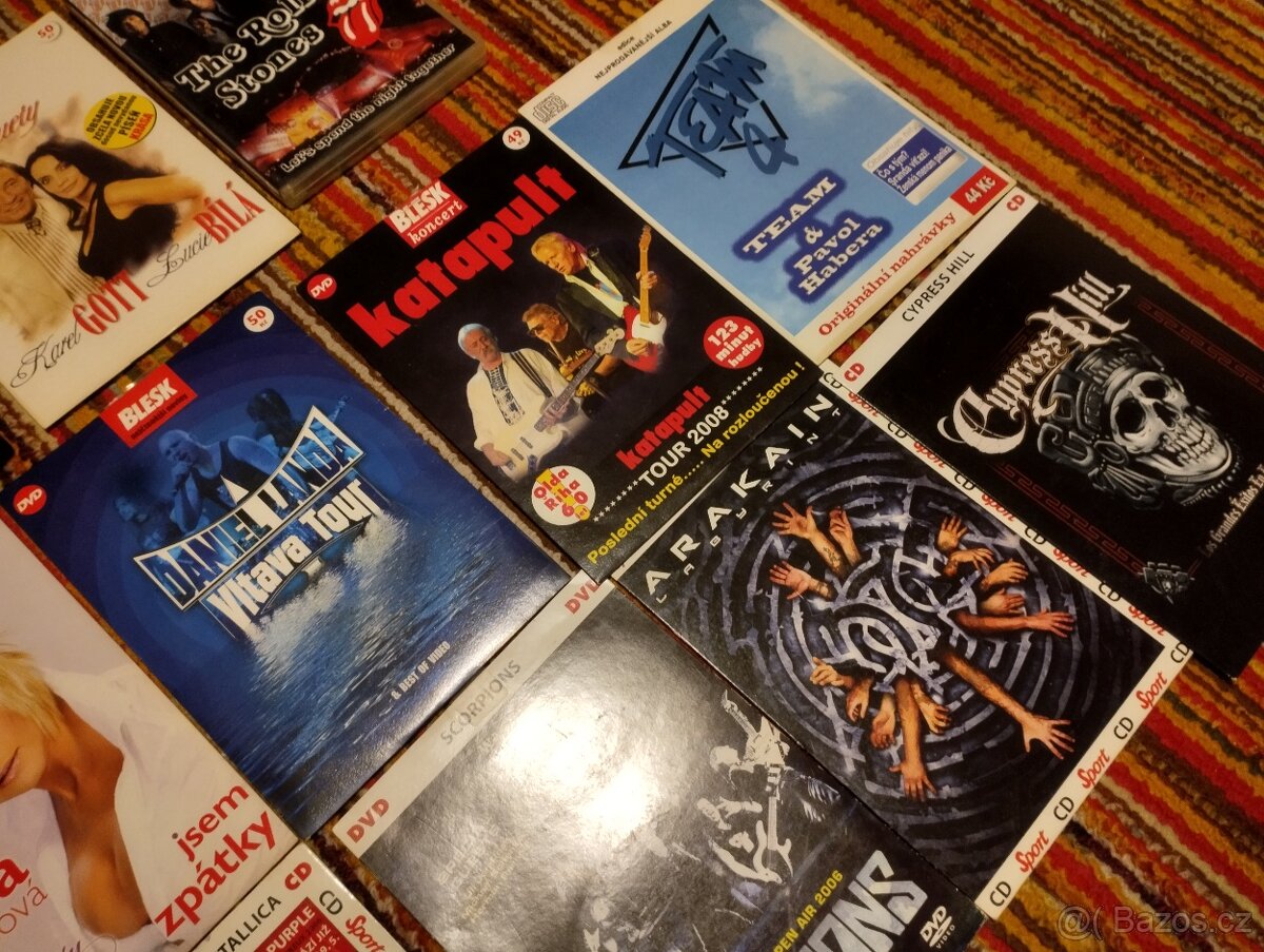 Mix hudebních DVD a CD - 2