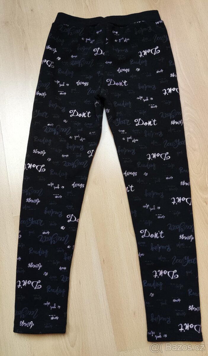 Dívčí zateplené legíny 2x 164 Kugo - 2