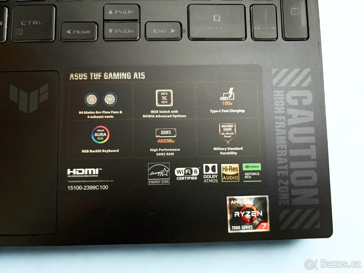 Herní NTB ASUS TUF GAMING A15 - 2