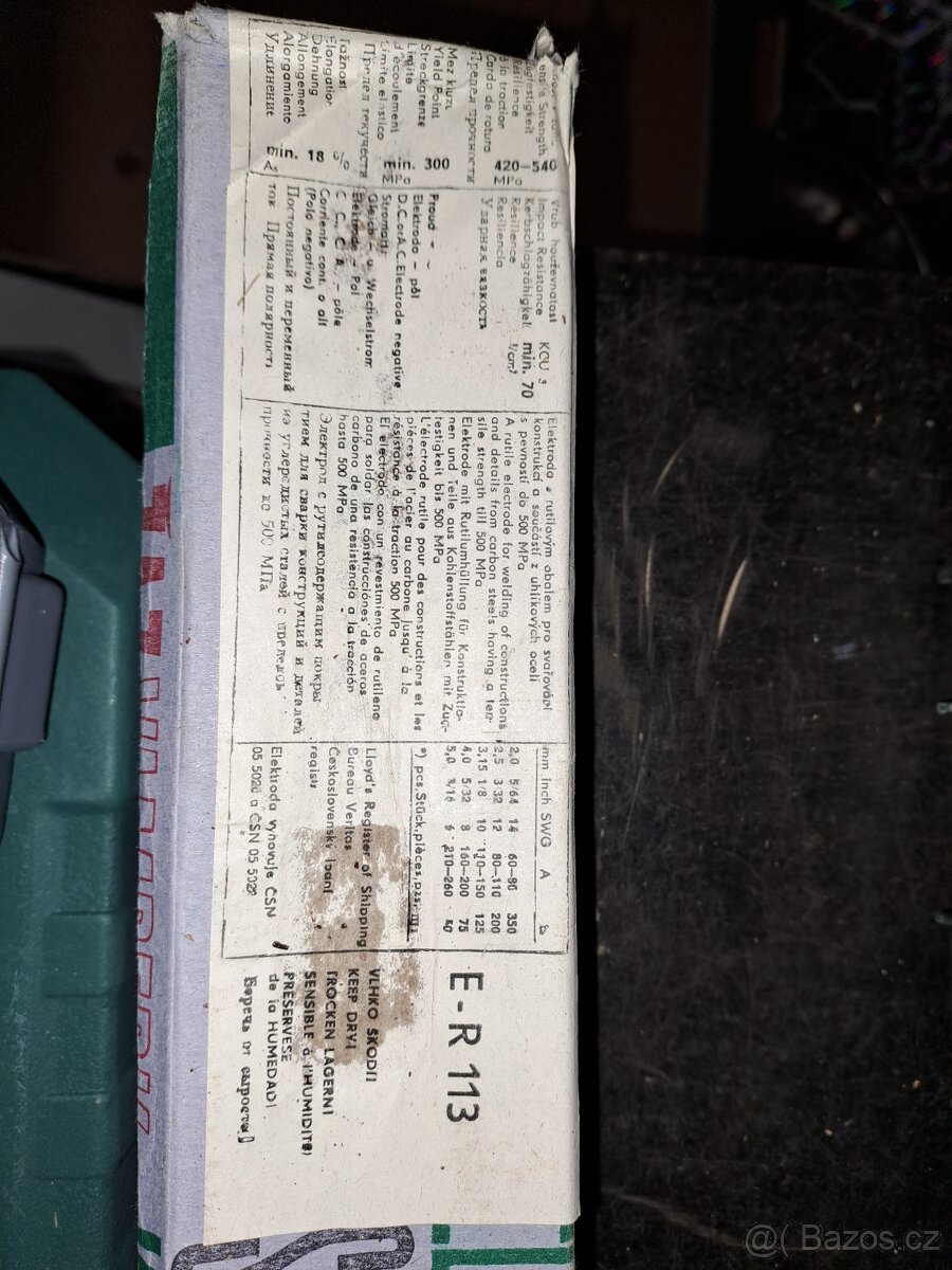 Svářecí elektrody - 2