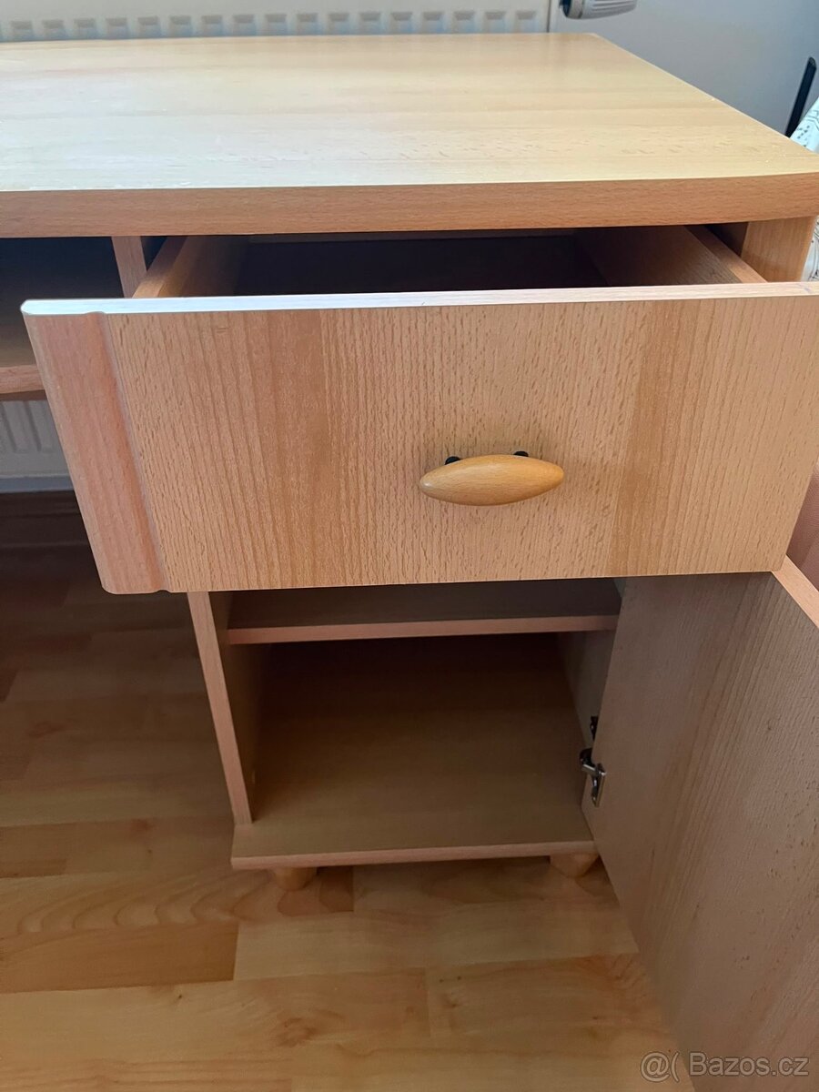 Psací stůl Malgoška buk+zdarma židle - 2