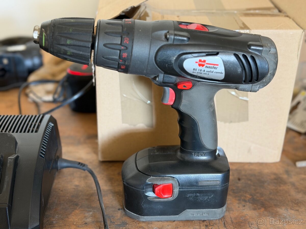 Würth Master BS 18-A Solid Combi 18 V + baterie + nabíječka - 2