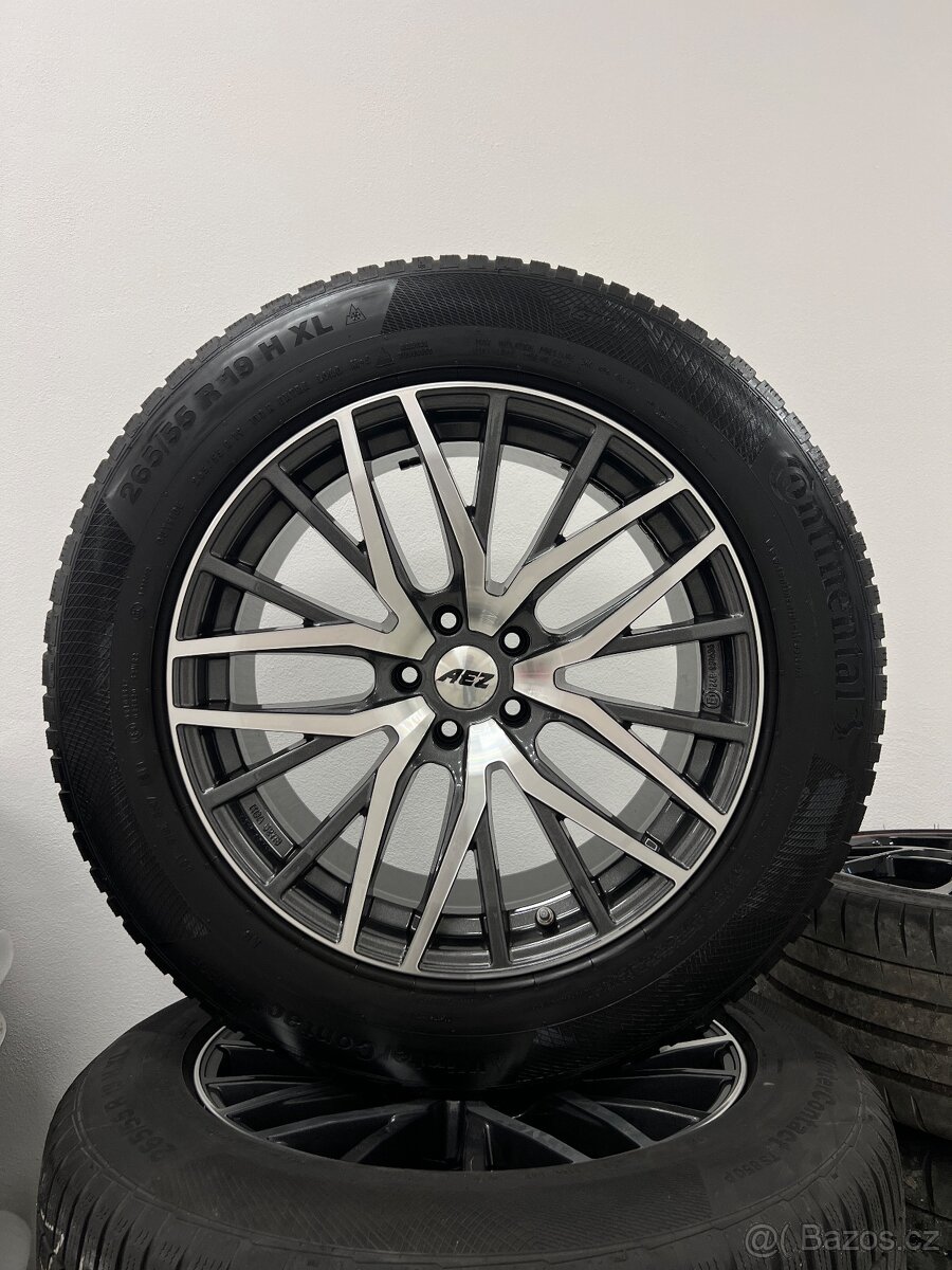 Sada R19 AEZ 5x112 vč. zimní pneumatiky 265/55 R19 - 2