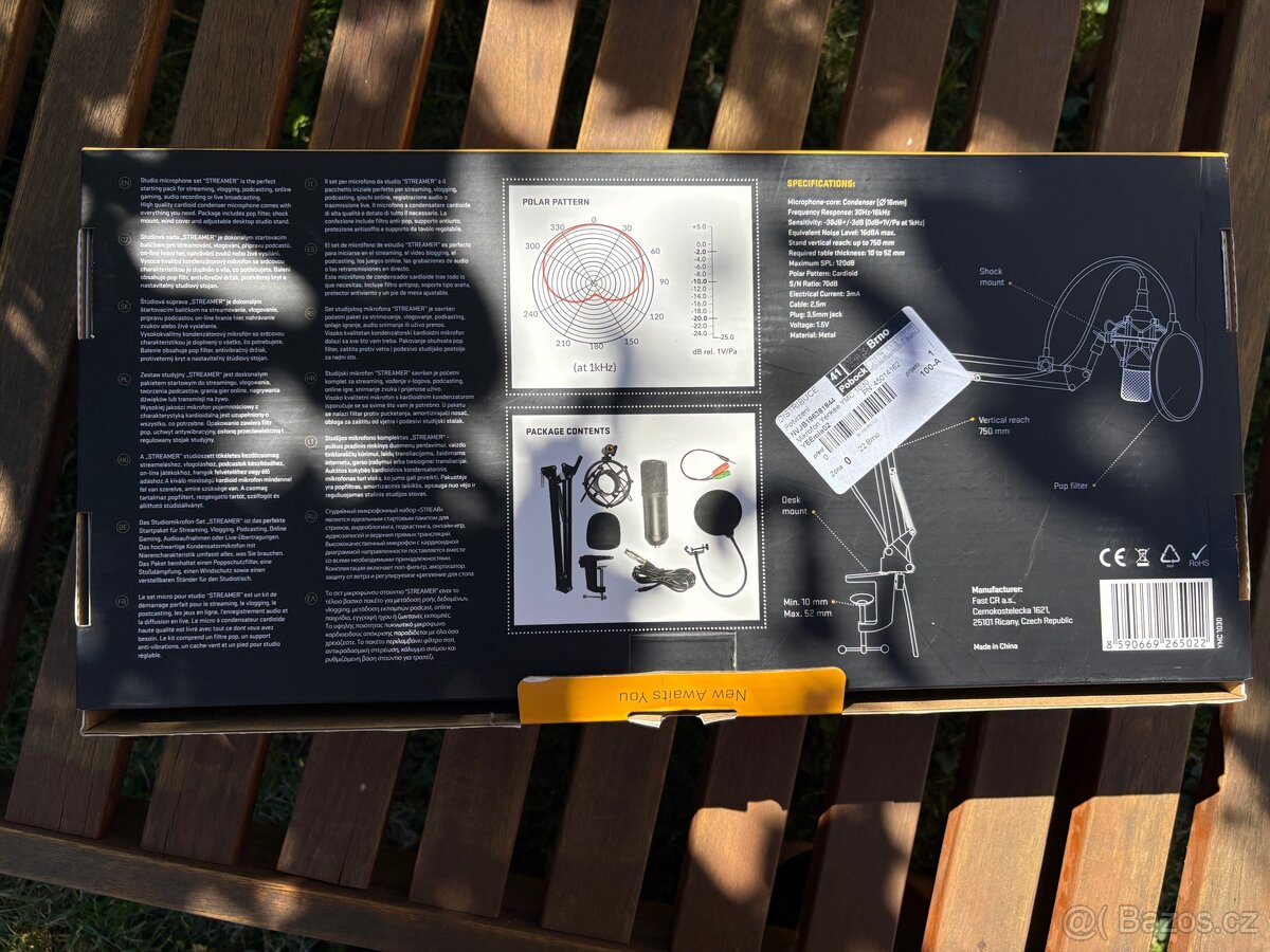 Yenkee studio microphone Set - 2