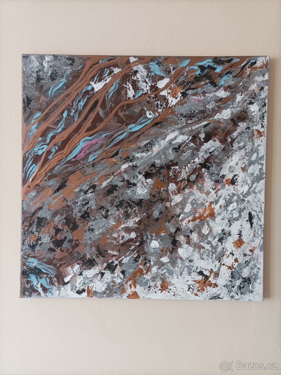 Abstrakce 50x50, DOPRAVA ZDARMA - 2