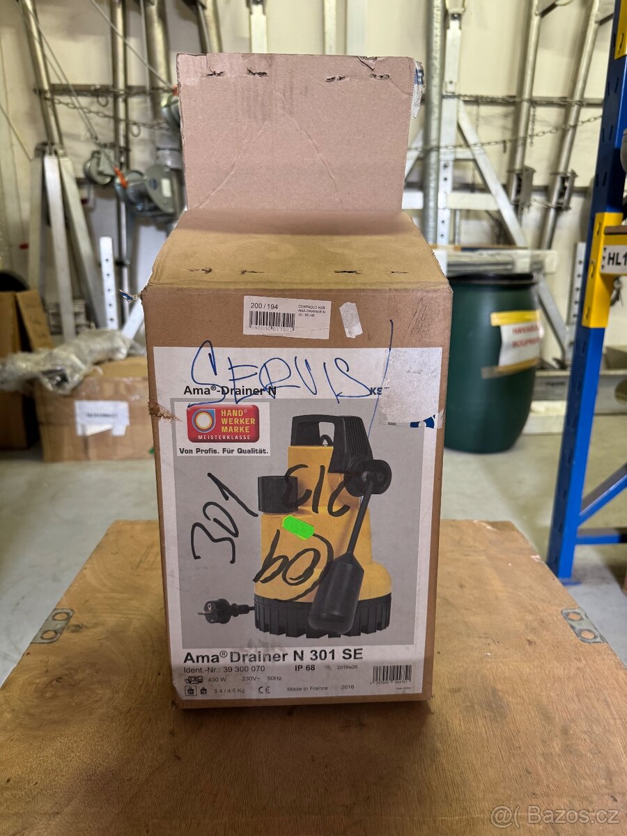 KALOVÉ ČERPADLO KSB - 230V - 50 Hz - 2