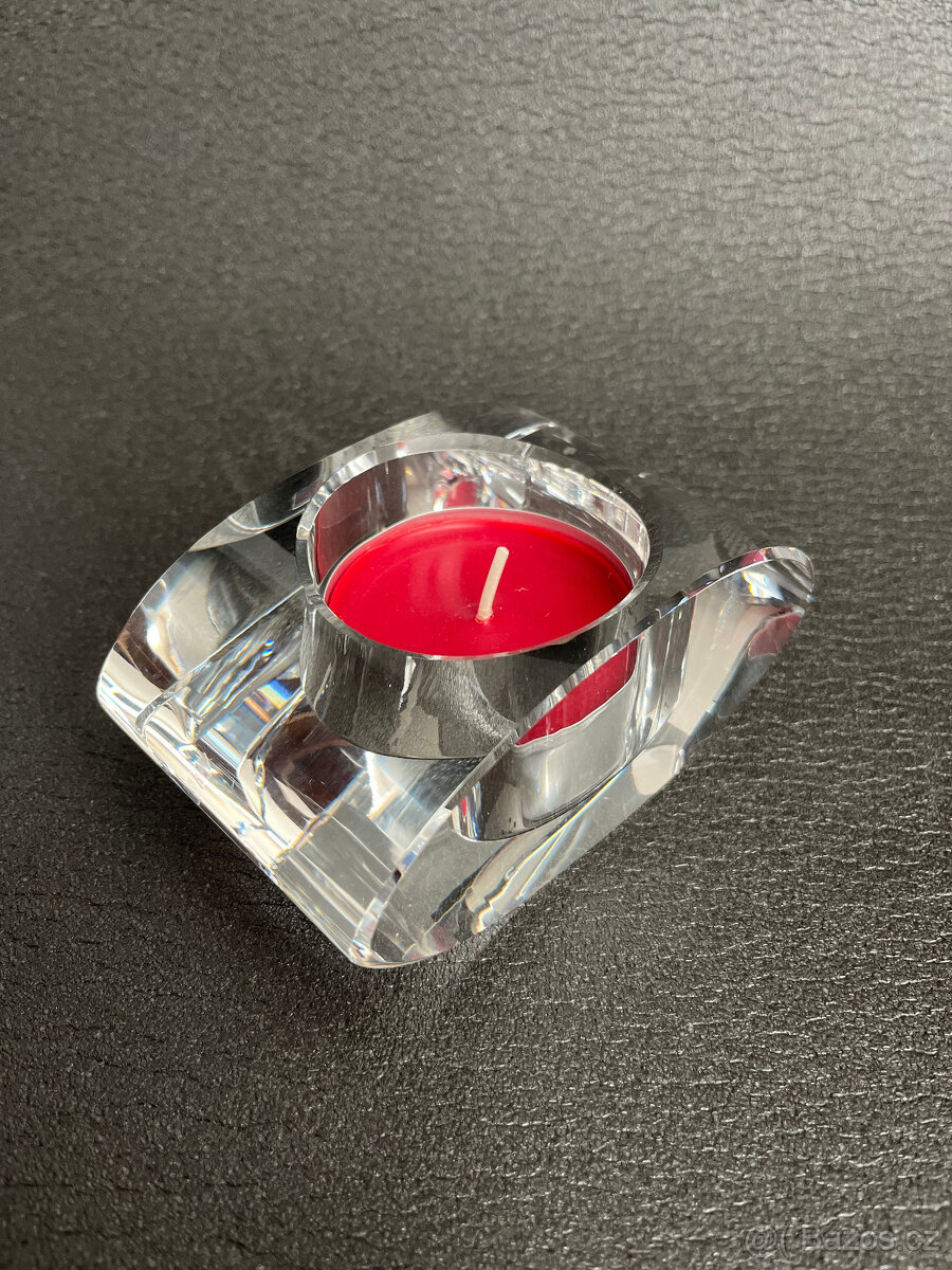 Moser Křišťálový svícen, těžítko, D 12 cm - 2