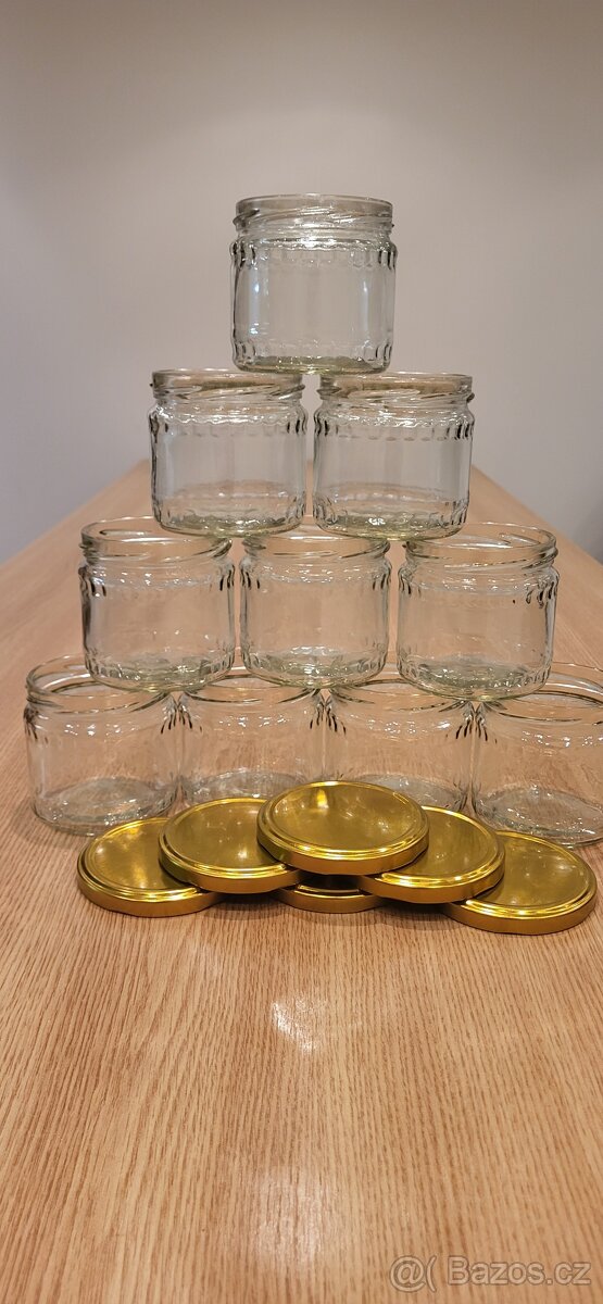 Prodám sklenice výborné na med, marmeladu a jiné - 2