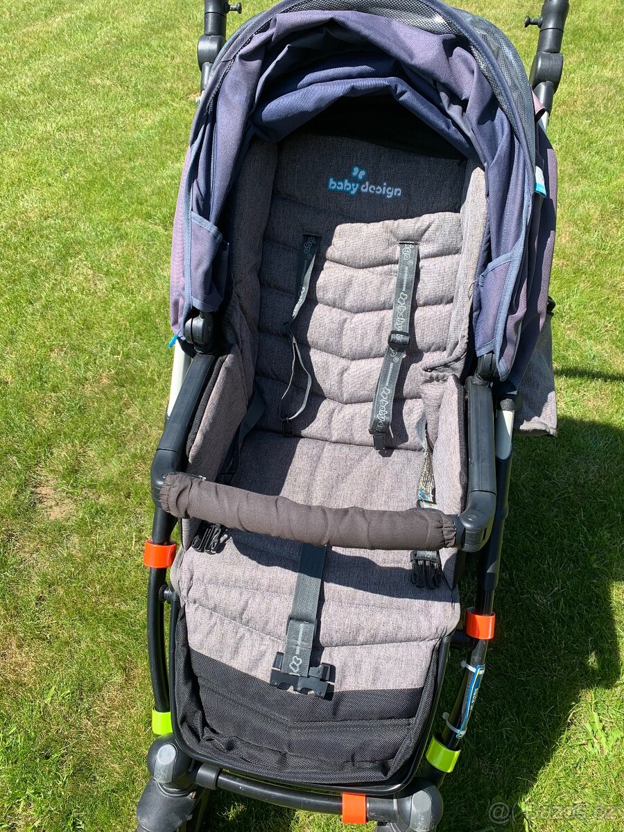 Kočár dvojkombinace zn. Baby Design Husky - 2