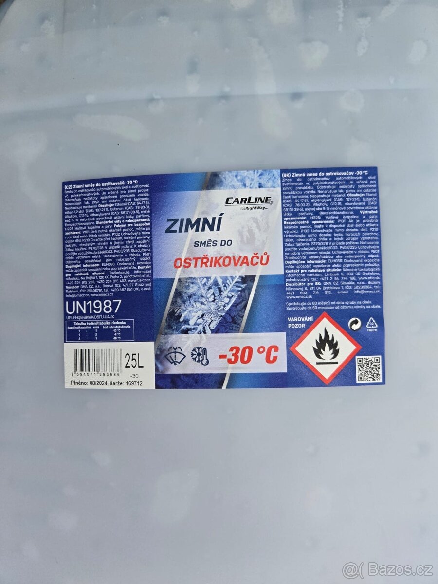 Zimní směs do ostřikovačů - 30° (25L) - 2