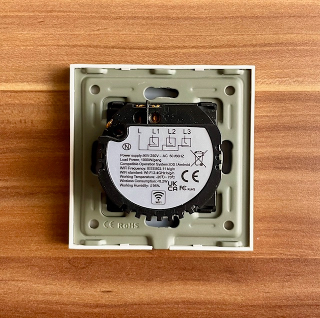 WiFi skleněné, dotykové bytové vypínače - 2