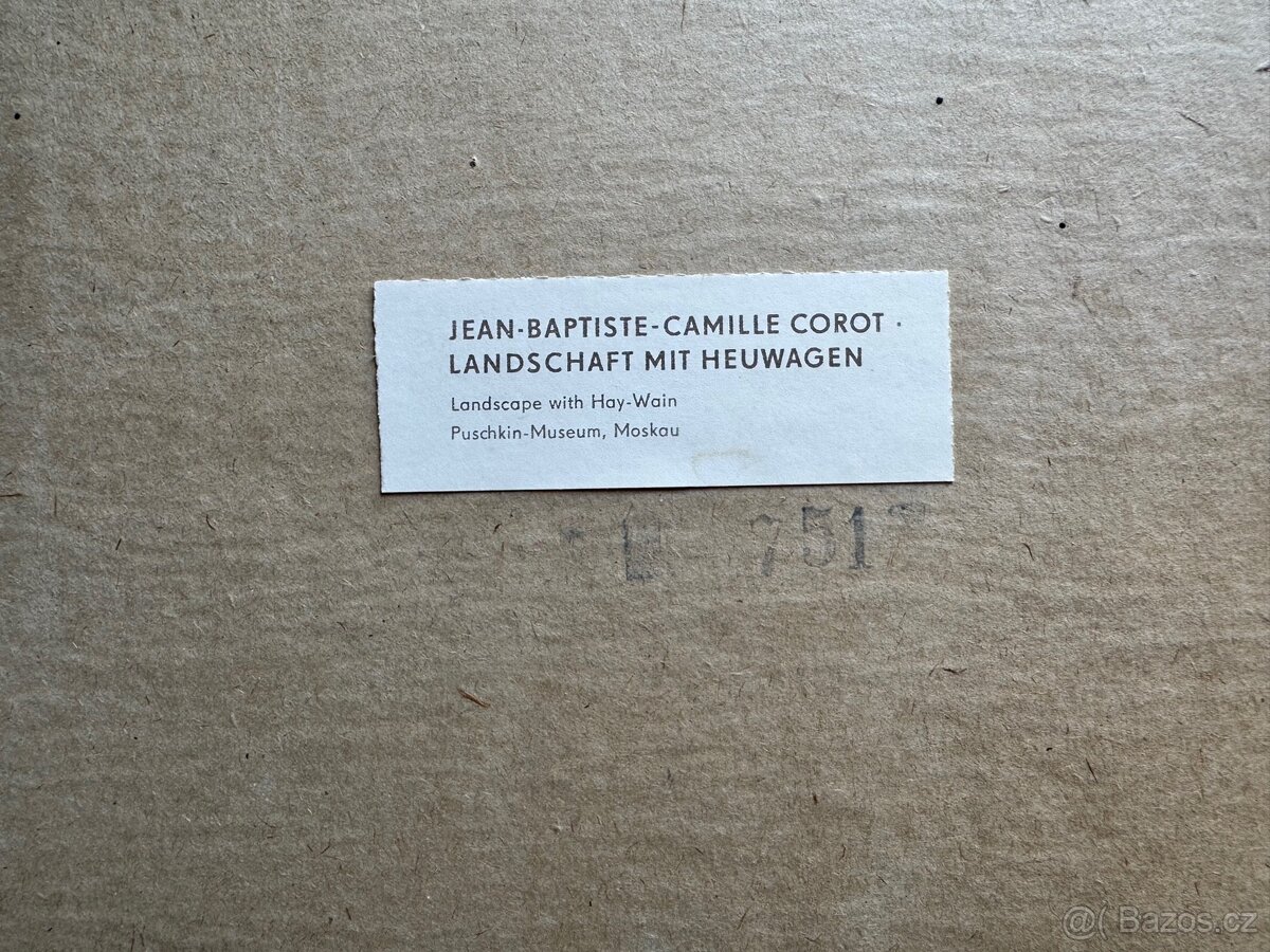 Obraz JEAN BAPTISTE CAMILLE COROT reprodukce - 2