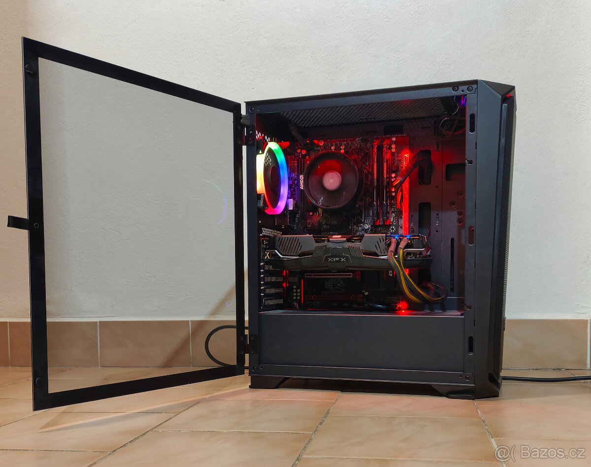 Herní počítač s RX 5700 XT, Ryzen 7 - 2