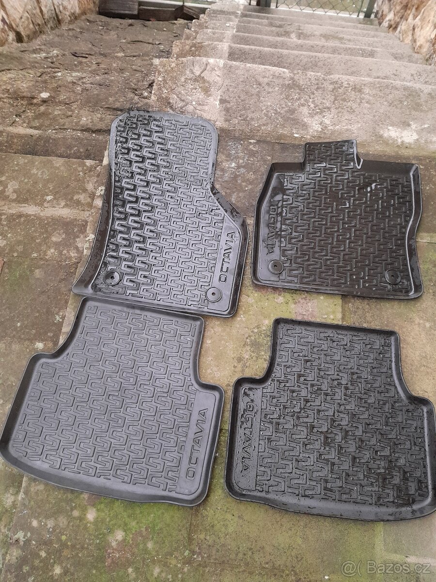 Gumové koberce Š Octavia III - 2