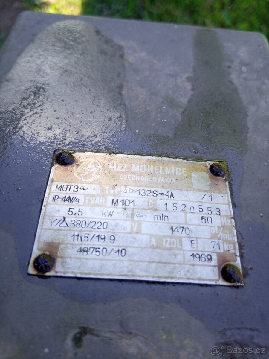 Elektromotor 5,5kW, 380/400V, 1470 to/min - 2