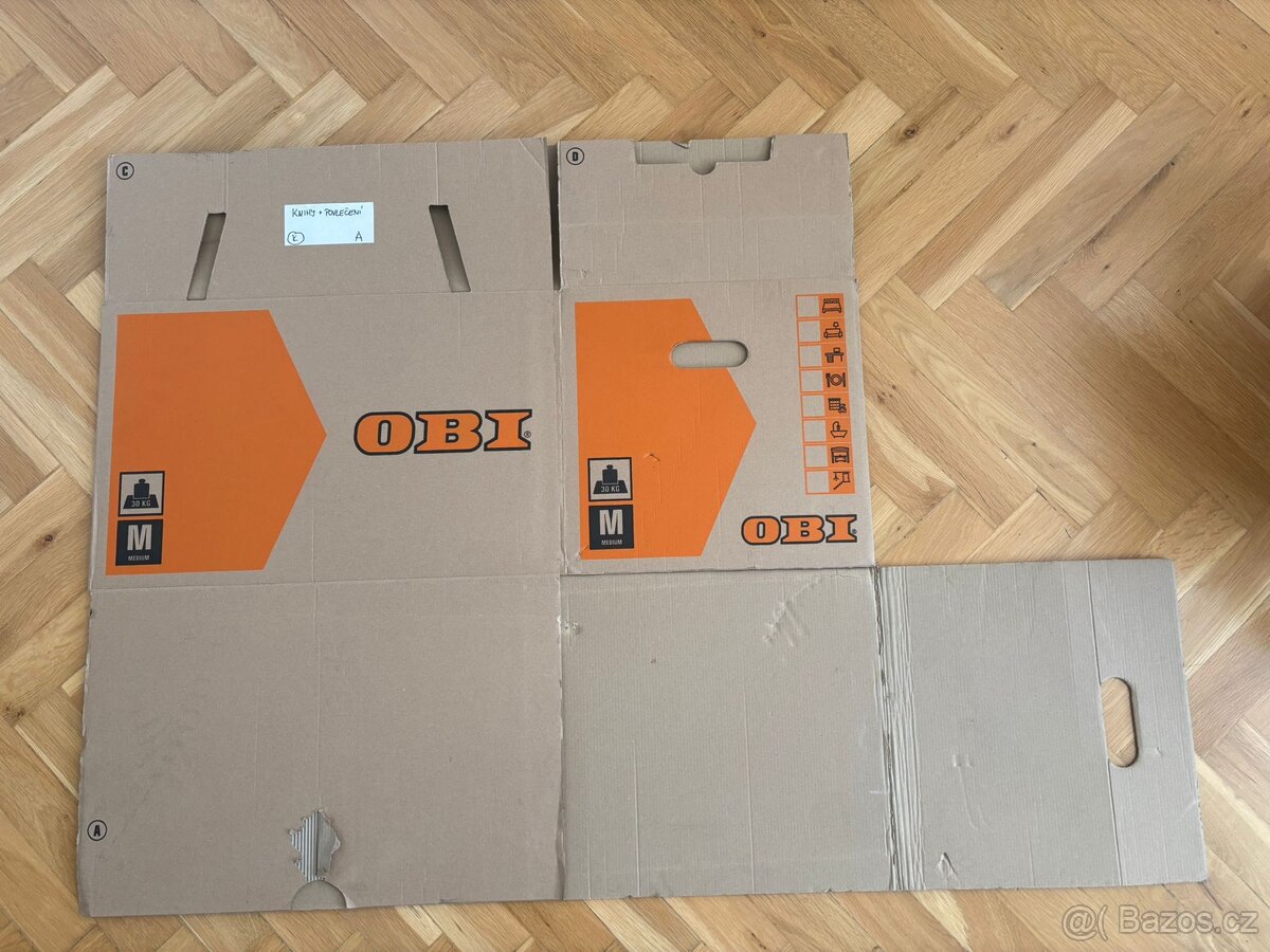 Rezervace - Stěhovací krabice z OBI velikosti M a L - 2