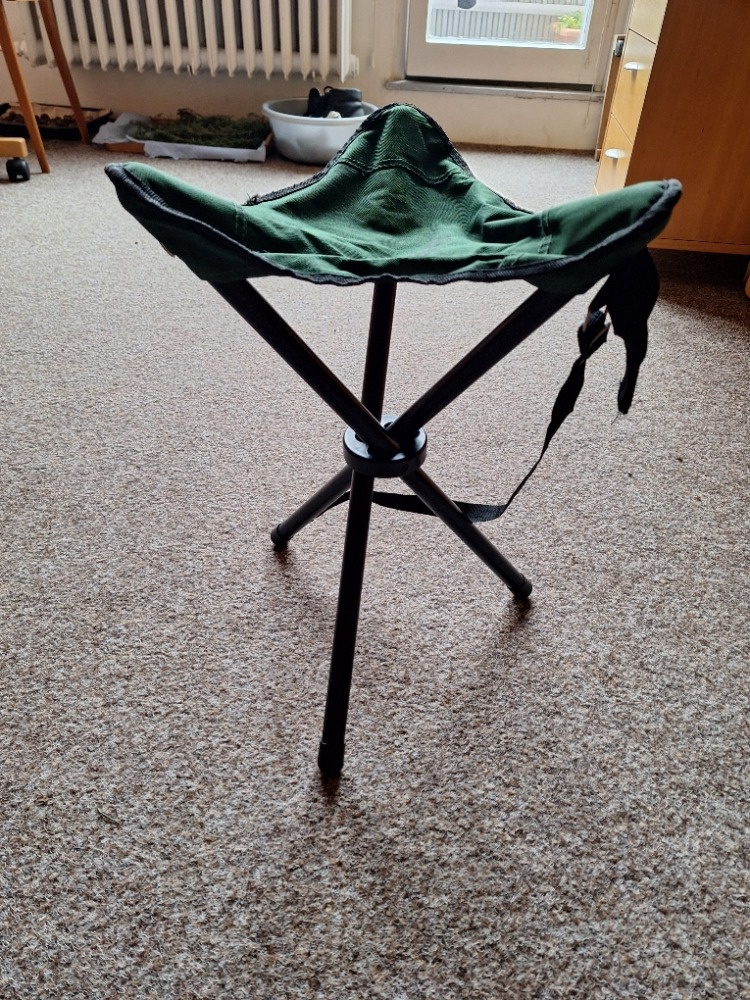 Trojnohá stolička skládací OUTDOOR TIME zánovní - 2