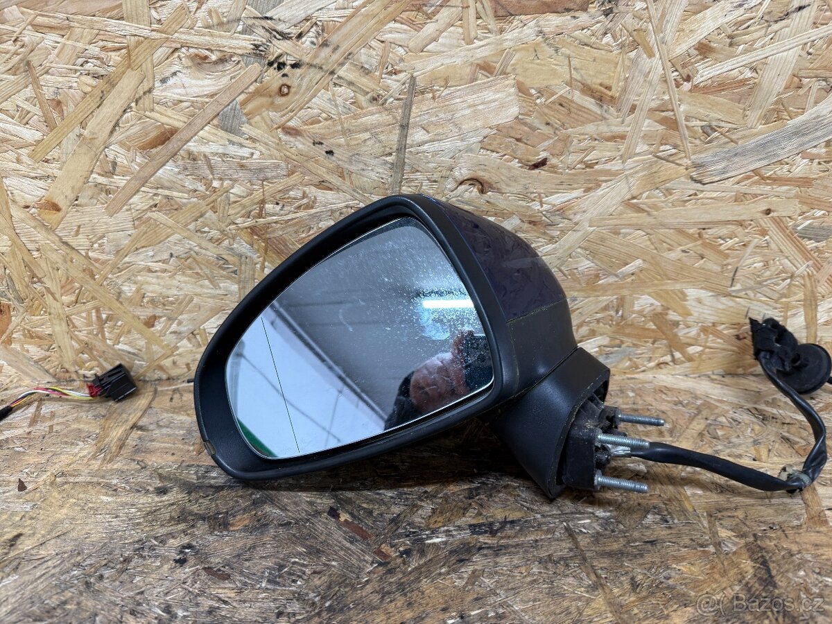 LEVÉ ZPĚTNÉ ZRCÁTKO AUDI A1 2010-2014 5 PINOVÉ LX5Q - 2