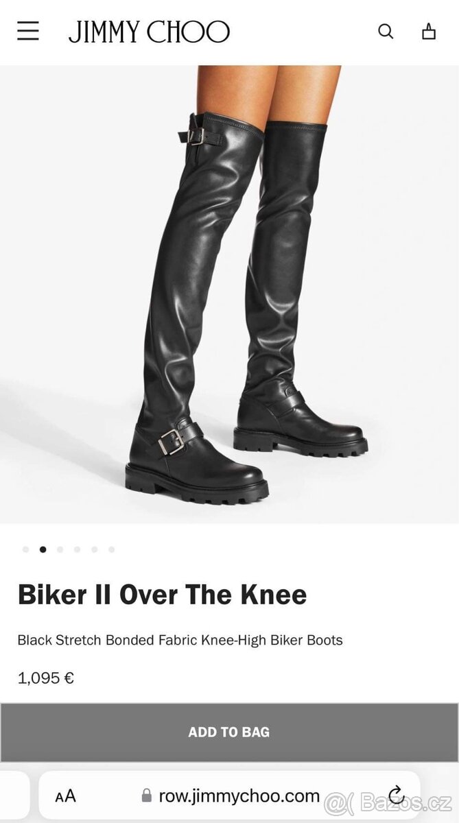 Jimmy Choo Biker Boots - Biker II Over the knee - 2