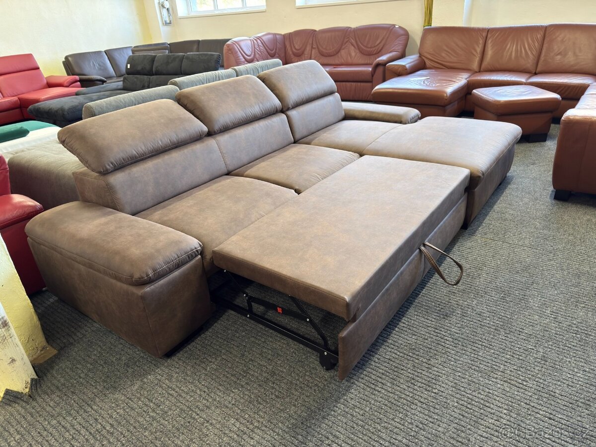 Sedací souprava rohová - rozkládací - NEPOUŽITÉ - 2