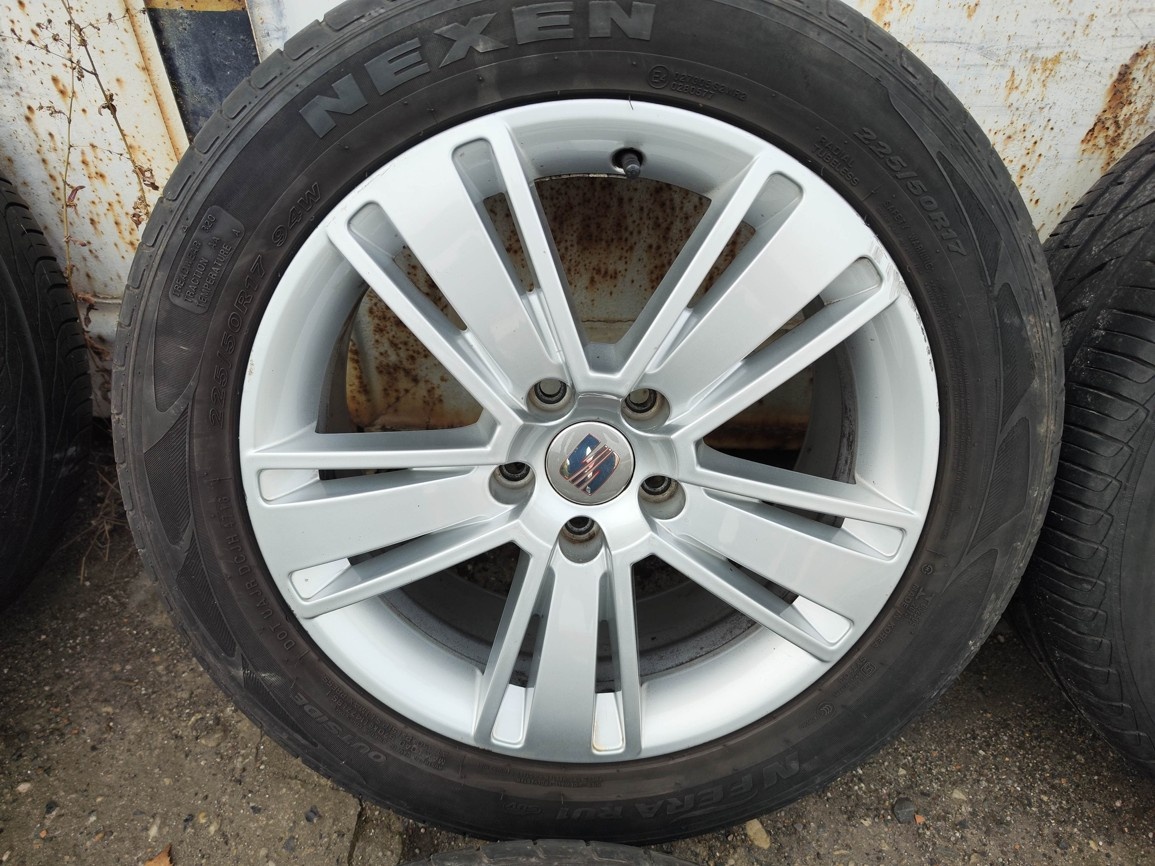 17"letní alu sada 5x112 origo Seat Alhambra 3 Sharan 225/50 - 2