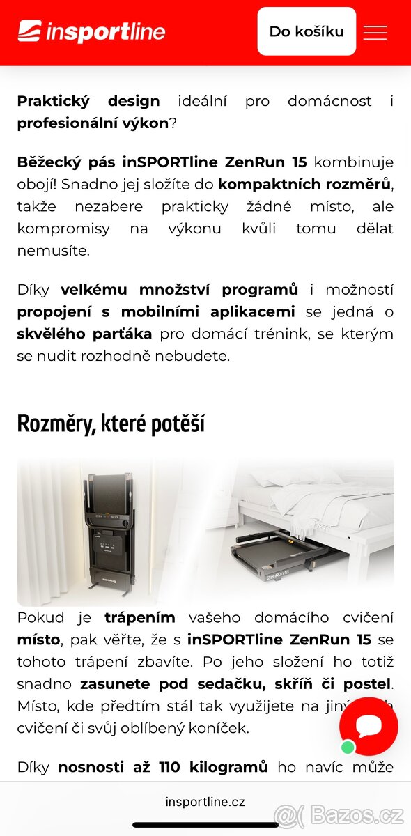 Běžecký pás InsportLine ZenRun 15 - 2