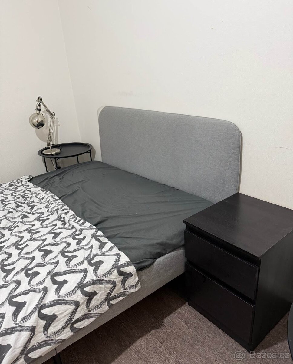 DOVOZ MOŽNÝ Čalouněný rám postele ikea 140x200 - 2