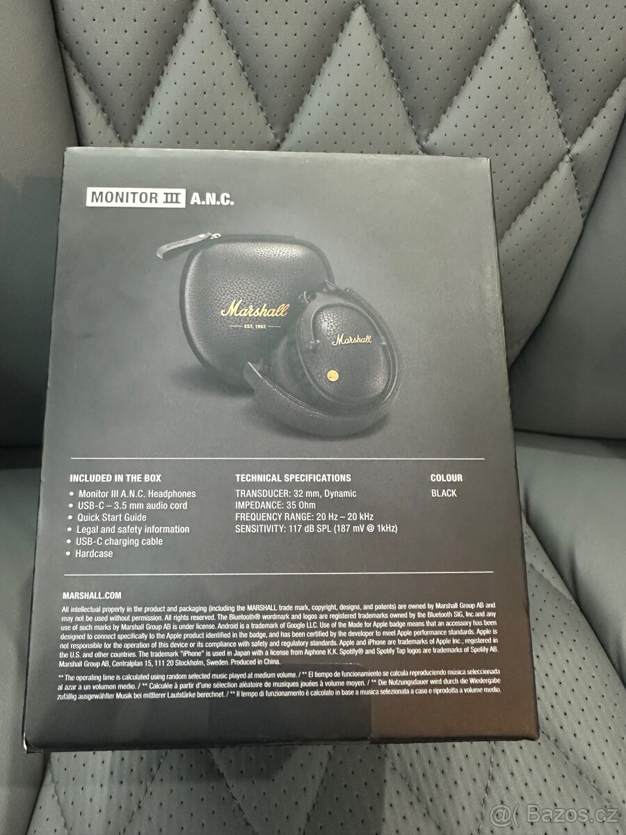 Sluchátka Marshall Monitor III A.N.C NOVE ZBOŽÍ - 2