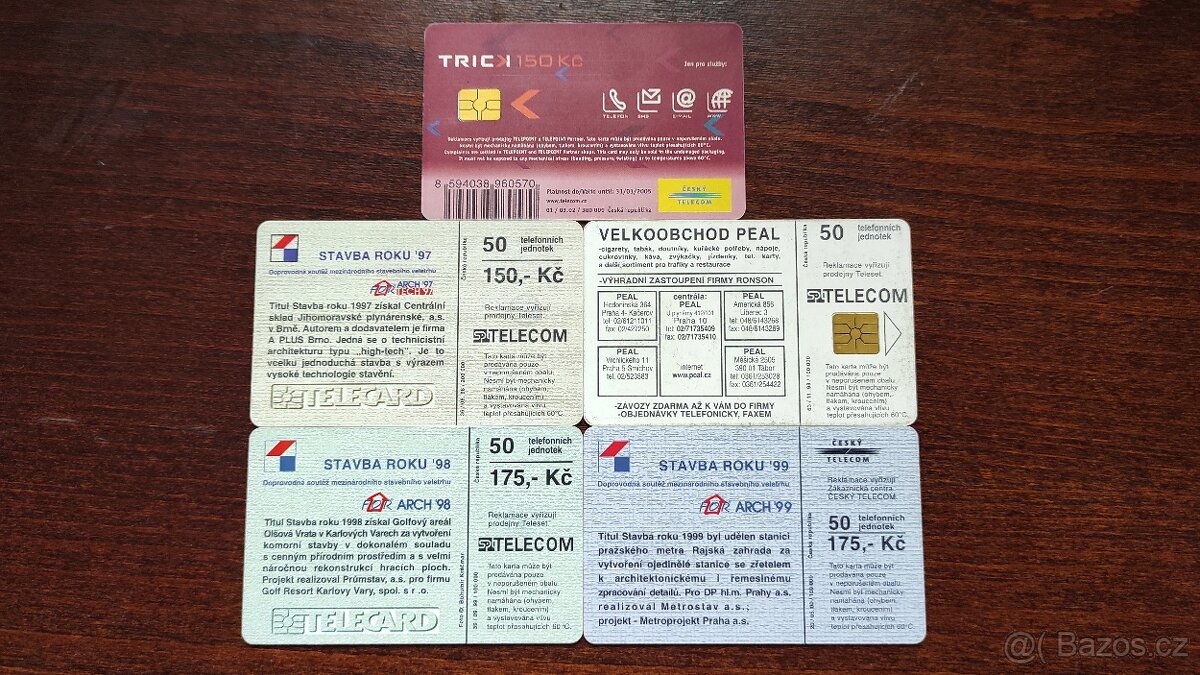Telefonní karty mix 1. - 2