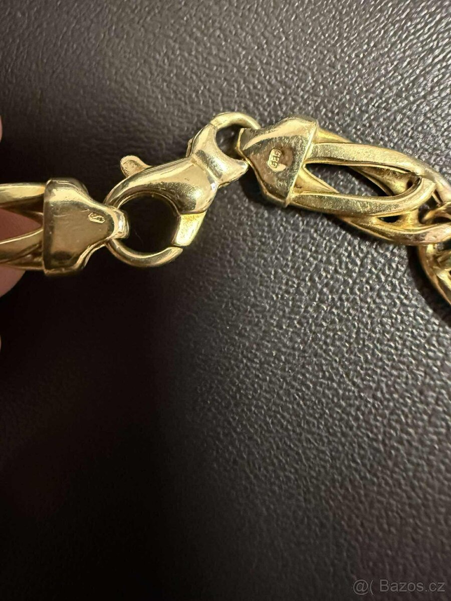 zlatý řetízek AU585/1000 27,58G - 2