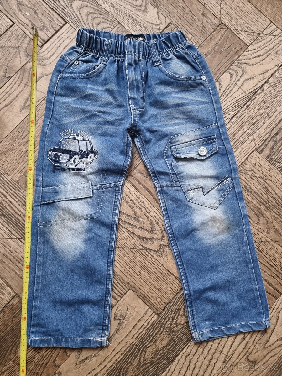 Džíny rifle kalhoty dámské dívčí - 2