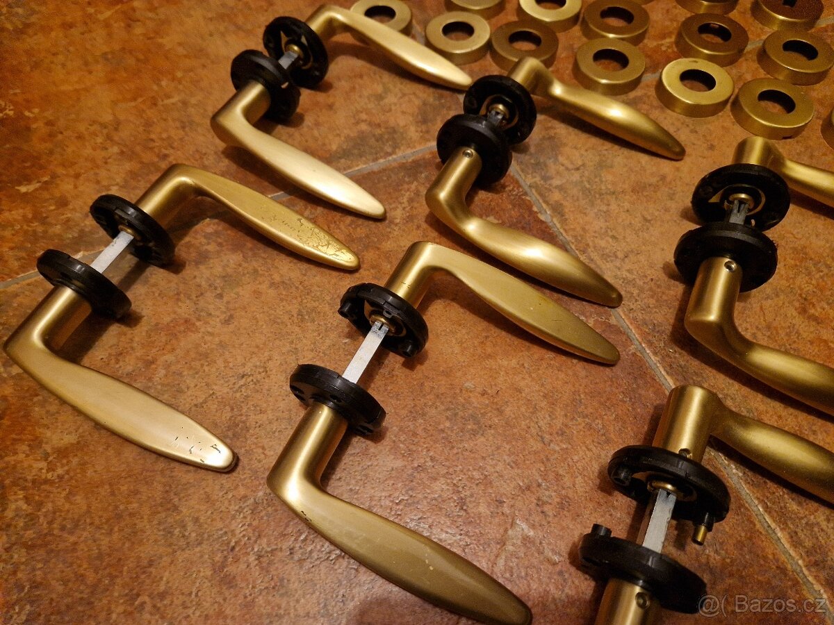 Dveřní kliky 4ks+ 2ks wc / koupelna - 2