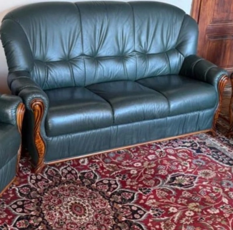 Luxusní italská kožená sedačka, 4094 - 2