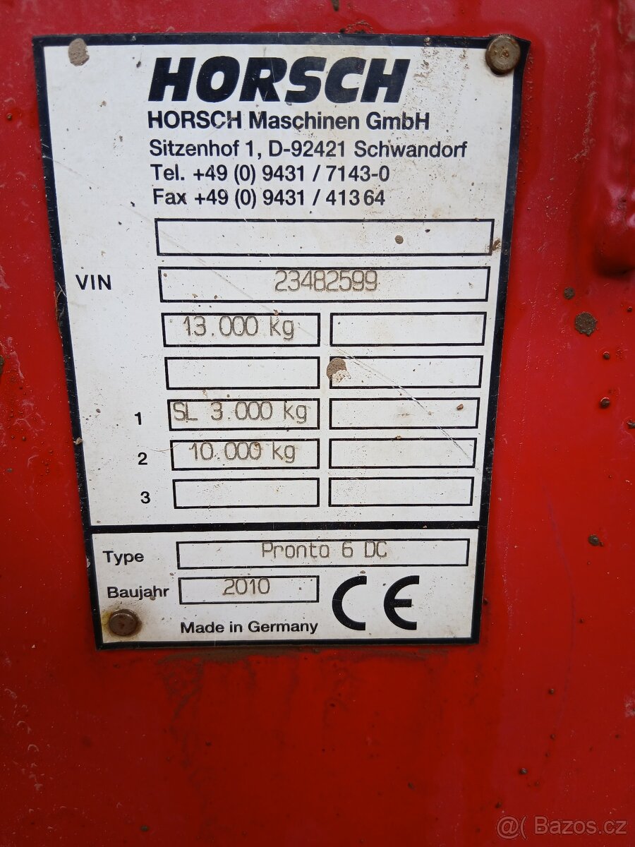 Prodáme sečku Horsch Pronto 6 DC. - 2
