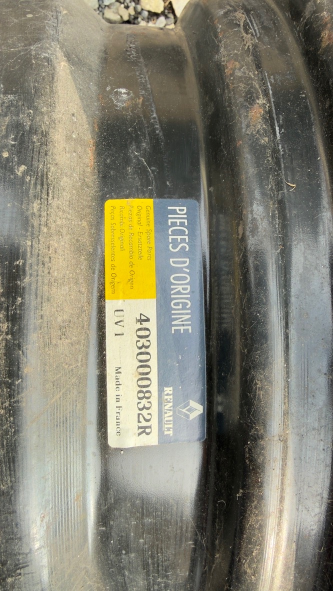 Ocelový disk 16" 6Jx16 H2 ET39 - 2