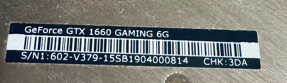 Prodám Grafickou kartu GTX 1660 - 2