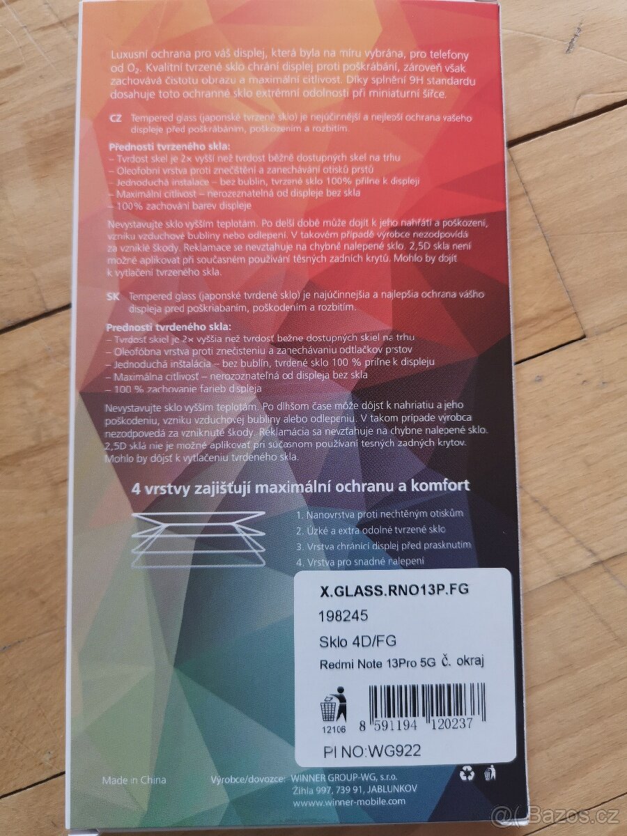 Sklo xiaomi Redmi Note 13 pro 5g - 2