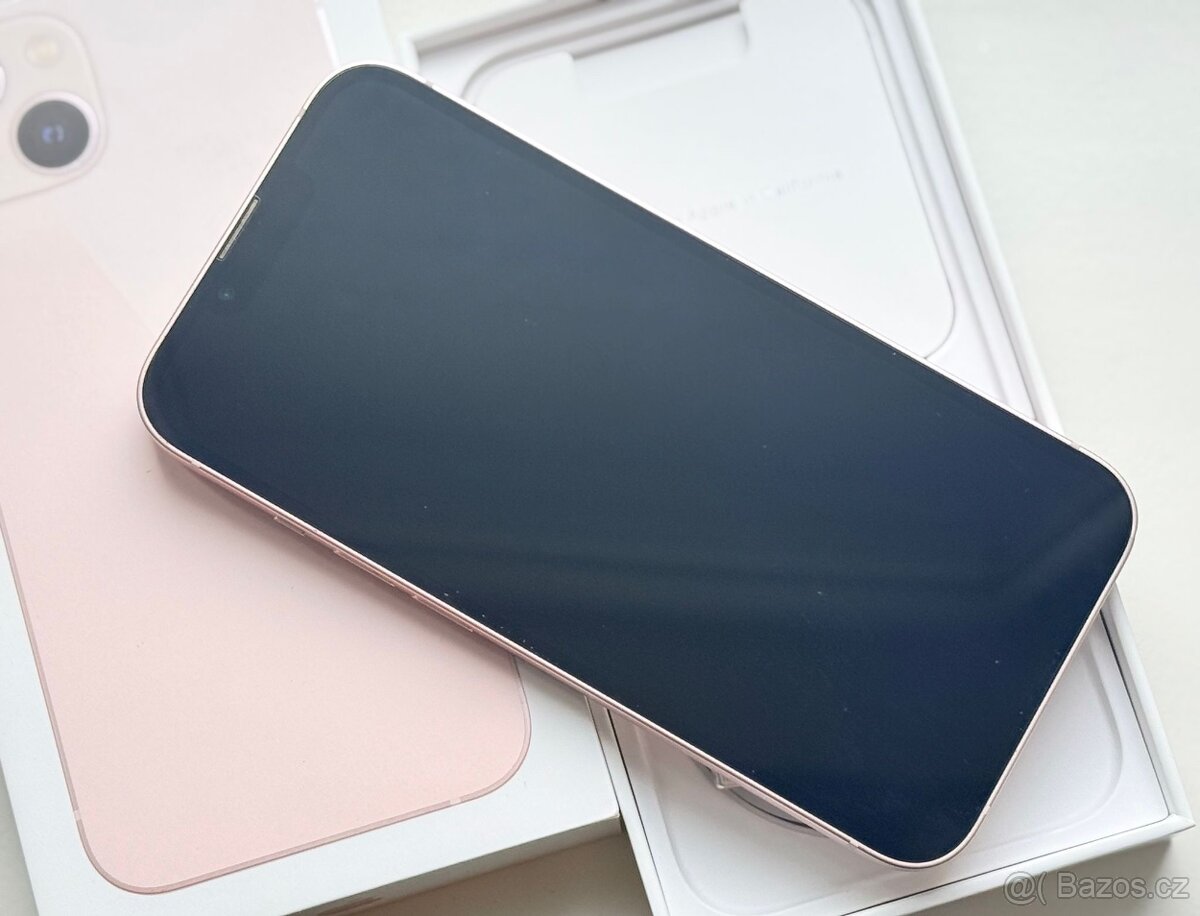 iPhone 13 Pink BATERIE 100% TOP - 2