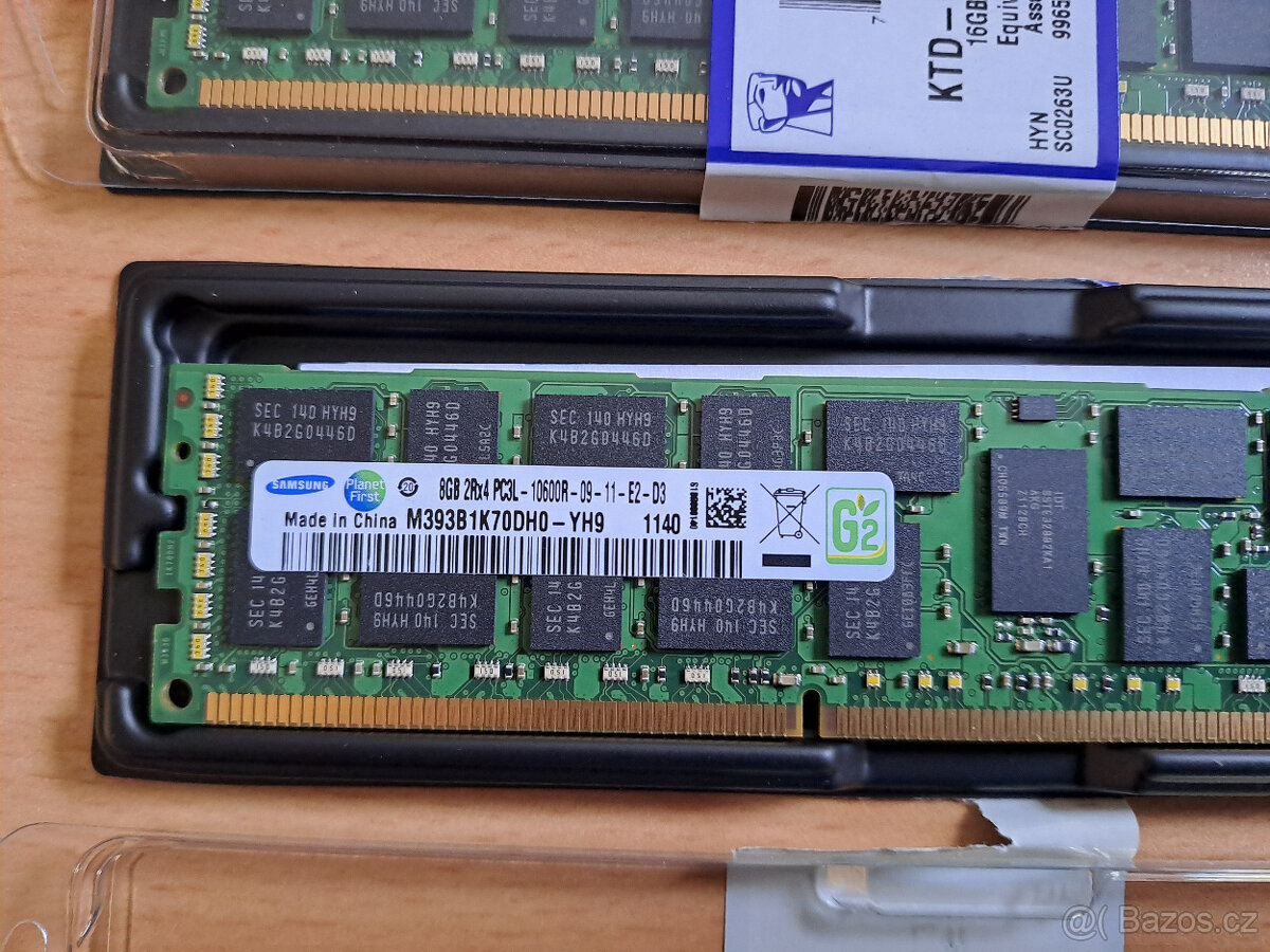 2x 8GB RAM DDR3 1333MHz - M393B1K70DH0-YH9 - 2