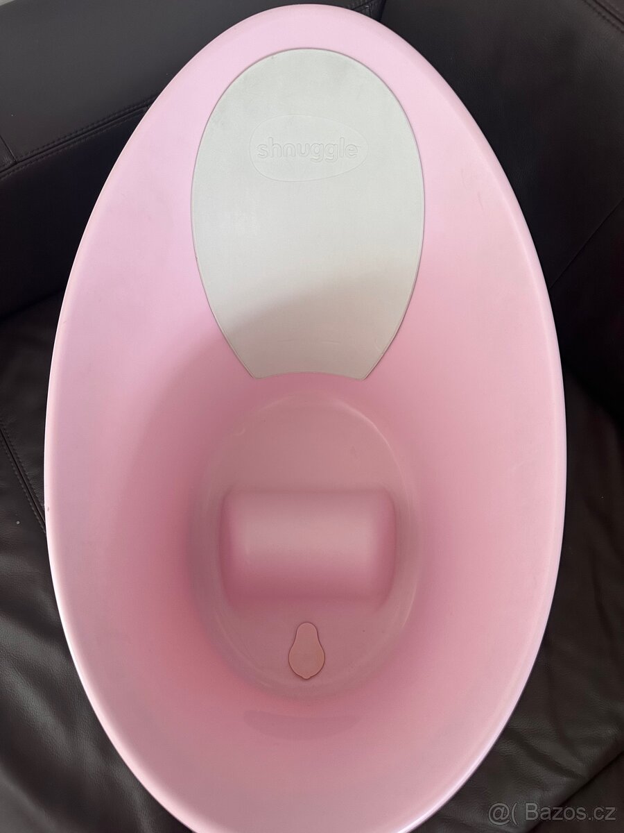 Růžová vanička / koupací kyblík Shnuggle - 2